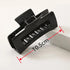 Hollow Square Hair Claw Clip